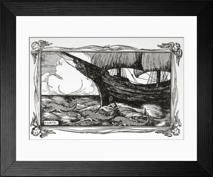 Framed Print : The Magic Potion, 1905. Artist: Dora Curtis Framed Print : The Magic Potion, 1905. Artist: Dora Curtis