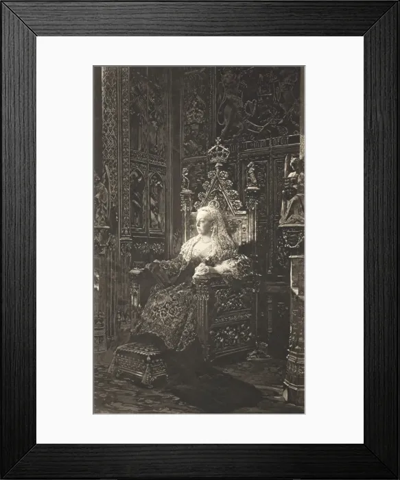 Framed Print : Queen Victoria, 1901. Artist: Benjamin Constant Framed Print : Queen Victoria, 1901. Artist: Benjamin Constant