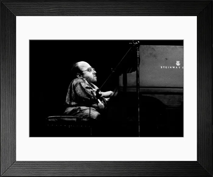 Framed Print : Michel Petrucciani, Hawth Crawley, West Sussex, September, 1989. Artist: Brian O Connor Framed Print : Michel Petrucciani, Hawth Crawley, West Sussex, September, 1989. Artist: Brian O Connor