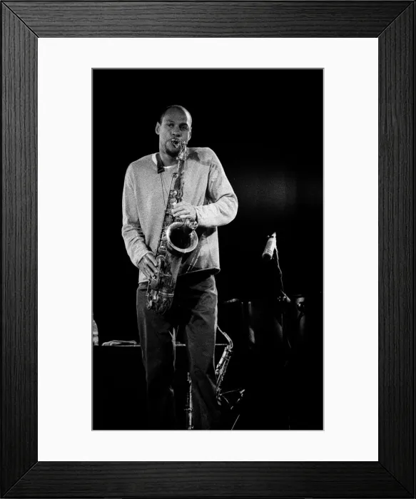 Framed Print : Joshua Redman, Brecon Jazz Festival, Brecon, Wales, August, 2001. Artist: Brian O Connor Framed Print : Joshua Redman, Brecon Jazz Festival, Brecon, Wales, August, 2001. Artist: Brian O Connor