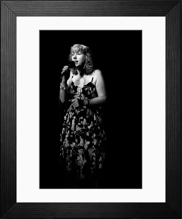 Framed Print : Norma Winstone, Pizza On The Park, London, July, 1994. Artist: Brian O Connor Framed Print : Norma Winstone, Pizza On The Park, London, July, 1994. Artist: Brian O Connor