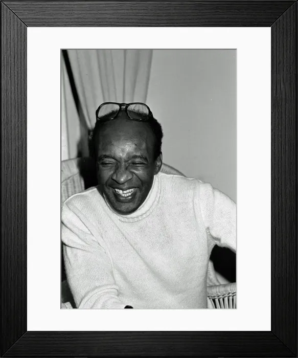 Framed Print : Ed Thigpen, London, 1975. Artist: Brian O Connor Framed Print : Ed Thigpen, London, 1975. Artist: Brian O Connor