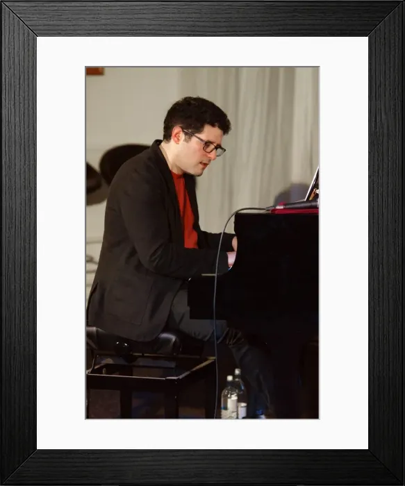 Framed Print : Barry Green, Watermill Jazz Club, Dorking, Surrey, February 7, 2017. Artist: Brian O Connor Framed Print : Barry Green, Watermill Jazz Club, Dorking, Surrey, February 7, 2017. Artist: Brian O Connor