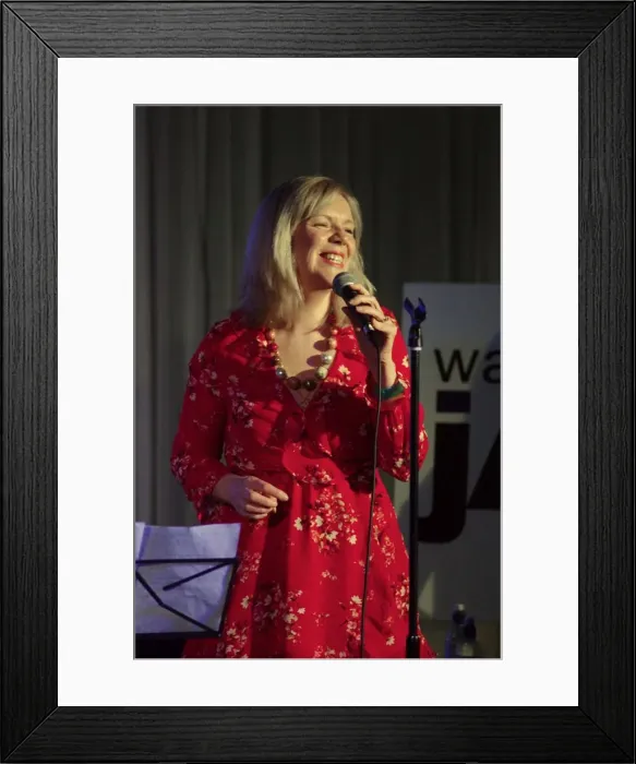 Framed Print : Trudy Kerr, Watermill Jazz Club, Dorking, Surrey, March 21, 2017. Artist: Brian O Connor Framed Print : Trudy Kerr, Watermill Jazz Club, Dorking, Surrey, March 21, 2017. Artist: Brian O Connor