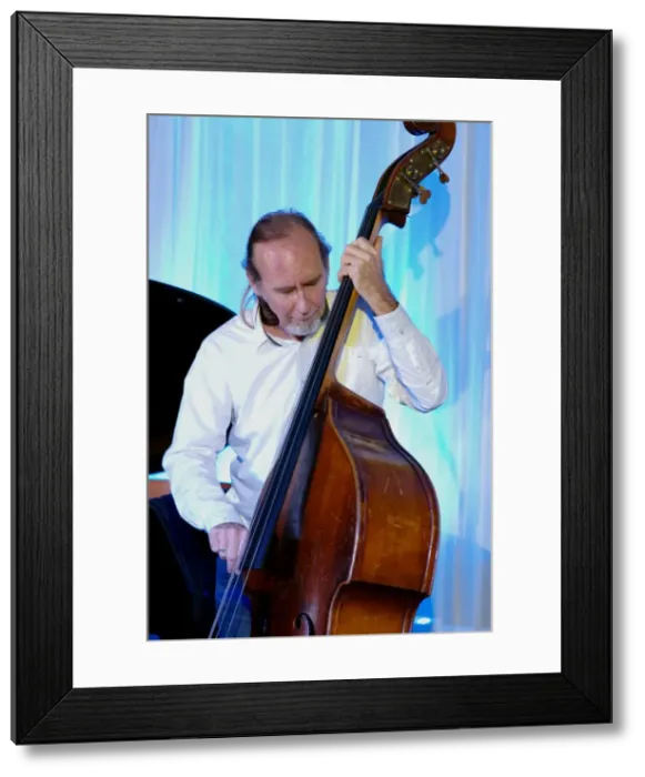 Framed Print : Drew Gress, Watermill Jazz Club, Dorking, Surrey, February 7, 2017. Artist: Brian O Connor Framed Print : Drew Gress, Watermill Jazz Club, Dorking, Surrey, February 7, 2017. Artist: Brian O Connor