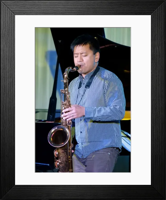 Framed Print : Jon Irabagon, Watermill Jazz Club, Dorking, Surrey, November 8, 2016. Artist: Brian O Connor Framed Print : Jon Irabagon, Watermill Jazz Club, Dorking, Surrey, November 8, 2016. Artist: Brian O Connor