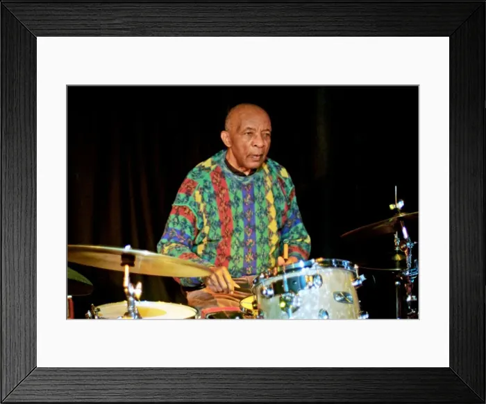 Framed Print : Ed Thigpen, Pizza Express, London, February 20, 2007. Artist: Brian O Connor Framed Print : Ed Thigpen, Pizza Express, London, February 20, 2007. Artist: Brian O Connor