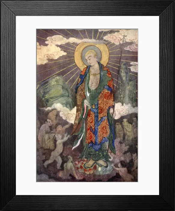 Framed Print : Jizo, the childrens god, 1925. Artist: Evelyn Paul Framed Print : Jizo, the childrens god, 1925. Artist: Evelyn Paul