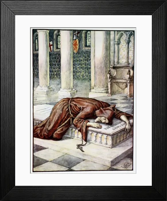 Framed Print : The Death of Sir Lancelot, 1911 Framed Print : The Death of Sir Lancelot, 1911