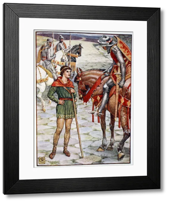 Framed Print : Young Percival Questions Sir Owen, 1911 Framed Print : Young Percival Questions Sir Owen, 1911