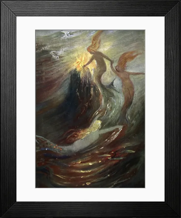 Framed Print : The Rhine Gold, 1906 Framed Print : The Rhine Gold, 1906