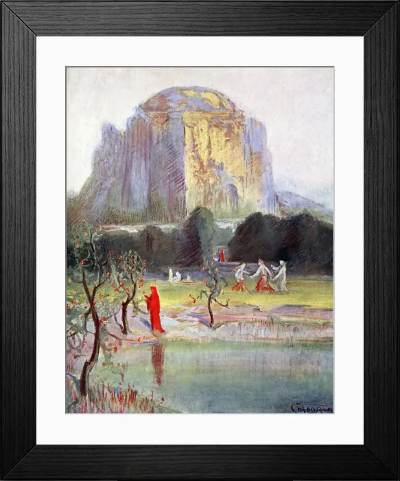 Framed Print : Freias Garden, 1906 Framed Print : Freias Garden, 1906