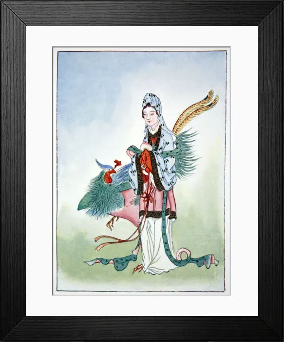 Framed Print : Hsi Wang Mu, ancient Chinese goddess, 1922 Framed Print : Hsi Wang Mu, ancient Chinese goddess, 1922