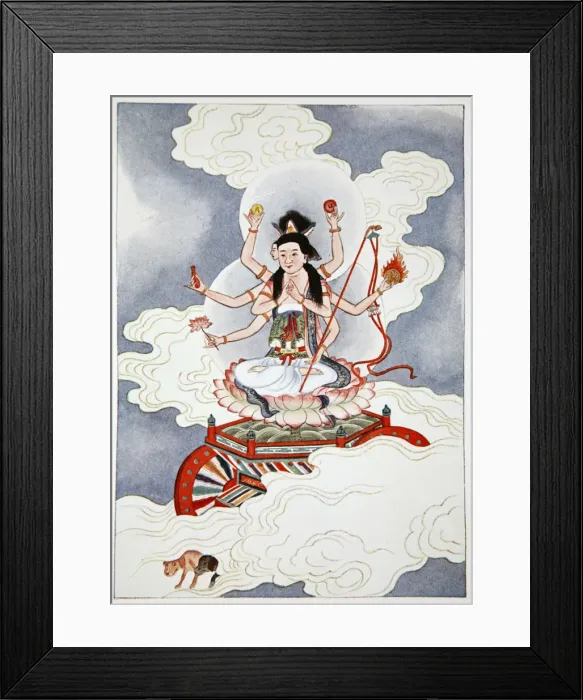 Framed Print : Tou Mu, Goddess of the North Star, 1922 Framed Print : Tou Mu, Goddess of the North Star, 1922