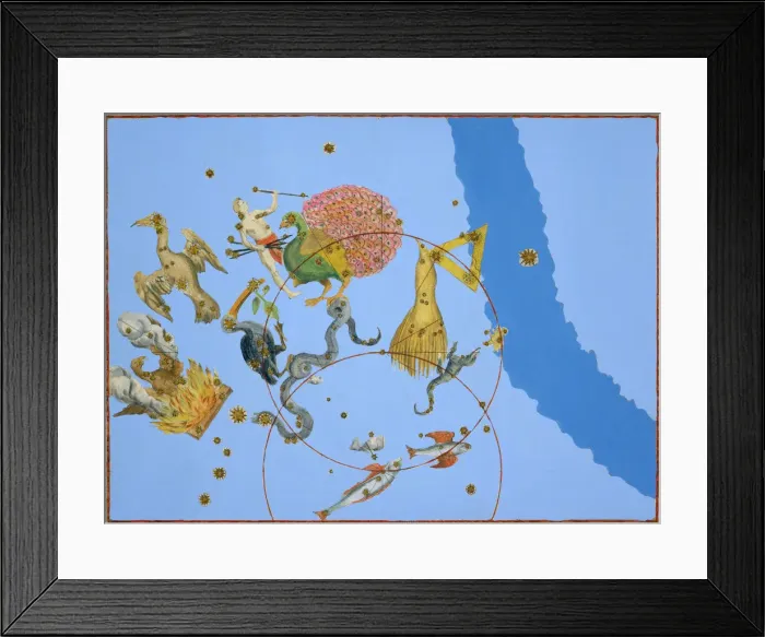 Framed Print : A group of Constellations, 1603. Artist: Alexander Mair Framed Print : A group of Constellations, 1603. Artist: Alexander Mair