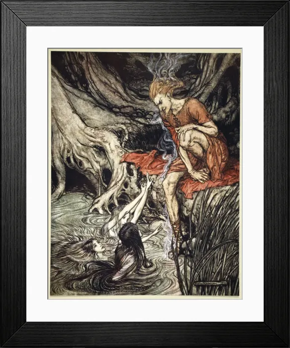Framed Print : The Rhines pure gleaming children told me of their sorrow, 1910 Framed Print : The Rhines pure gleaming children told me of their sorrow, 1910