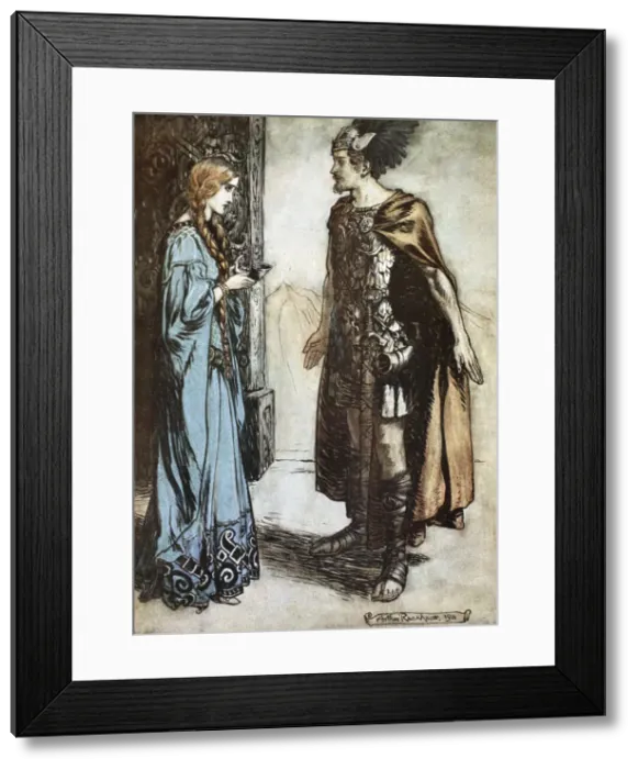 Framed Print : Illustration from Siegfried and the Twilight of the Gods, 1924. Artist: Arthur Rackham Framed Print : Illustration from Siegfried and the Twilight of the Gods, 1924. Artist: Arthur Rackham