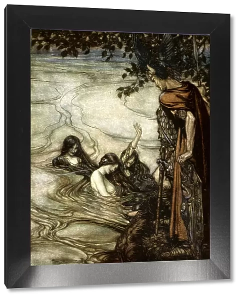 Illustration from Siegfried and the Twilight of the Gods, 1924. Artist: Arthur Rackham