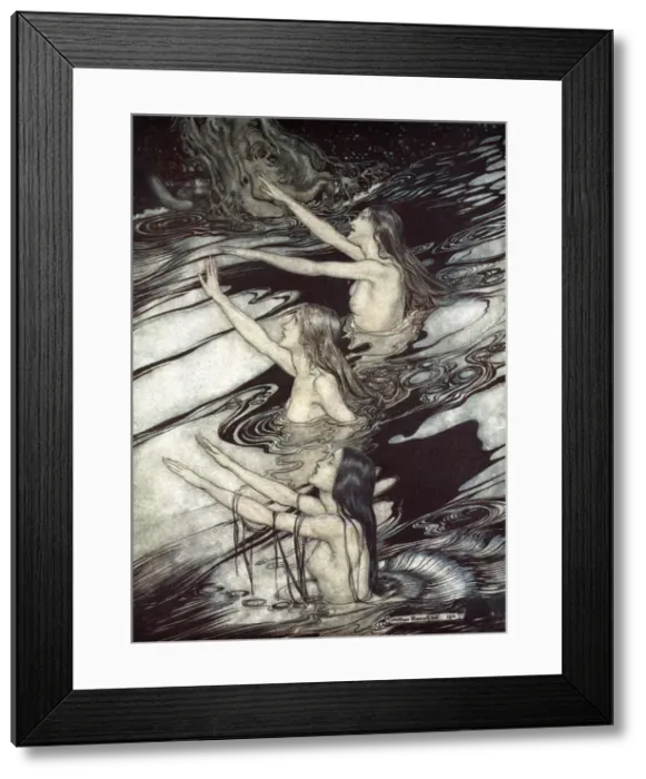 Framed Print : Siegfried! Siegfried! Our warning is true: flee, oh flee from the curse!, 1924 Framed Print : Siegfried! Siegfried! Our warning is true: flee, oh flee from the curse!, 1924