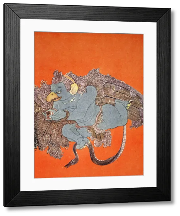 Framed Print : Garuda, 1913. Artist: Nandalal Bose Framed Print : Garuda, 1913. Artist: Nandalal Bose