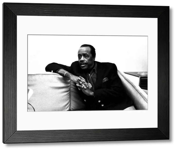 Framed Print : Buddy Tate, London, February 1983. Artist: Brian O Connor Framed Print : Buddy Tate, London, February 1983. Artist: Brian O Connor