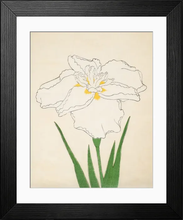 Framed Print : Bandai-No-Nami, No 1, 1890, (colour woodblock print) Framed Print : Bandai-No-Nami, No 1, 1890, (colour woodblock print)