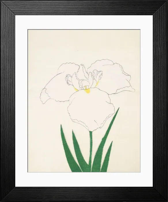 Framed Print : Hatsu-Shimo, No. 6, 1890, (colour woodblock print) Framed Print : Hatsu-Shimo, No. 6, 1890, (colour woodblock print)