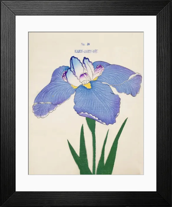 Framed Print : Kaku-Jaku-Ro, No. 39, 1890, (colour woodblock print) Framed Print : Kaku-Jaku-Ro, No. 39, 1890, (colour woodblock print)