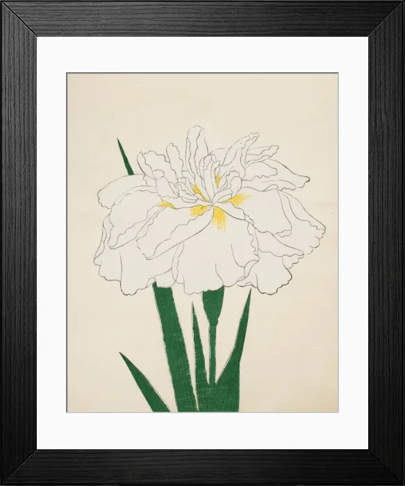 Framed Print : Ujaku-No-Nagisa, No. 61, 1890, (colour woodblock print) Framed Print : Ujaku-No-Nagisa, No. 61, 1890, (colour woodblock print)