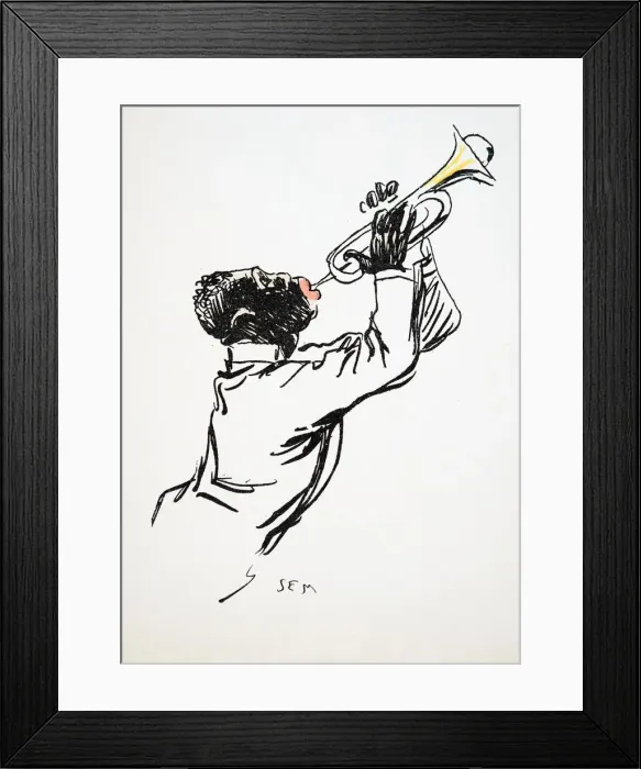Framed Print : Saxophonist, from White Bottoms pub. 1927 Framed Print : Saxophonist, from White Bottoms pub. 1927
