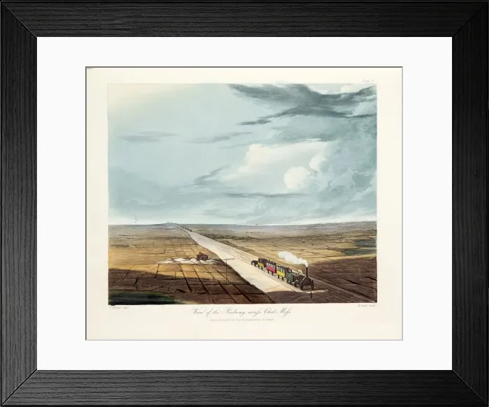 Framed Print : Rainhill Bridge, Chat Moss, near Liverpool, 1831. Artist: Thomas Talbot Bury Framed Print : Rainhill Bridge, Chat Moss, near Liverpool, 1831. Artist: Thomas Talbot Bury
