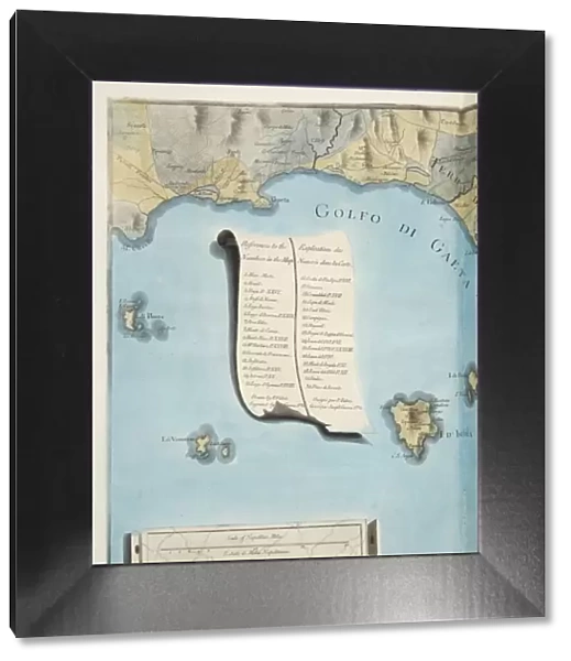Map of Gulf of Gaeta, 1776