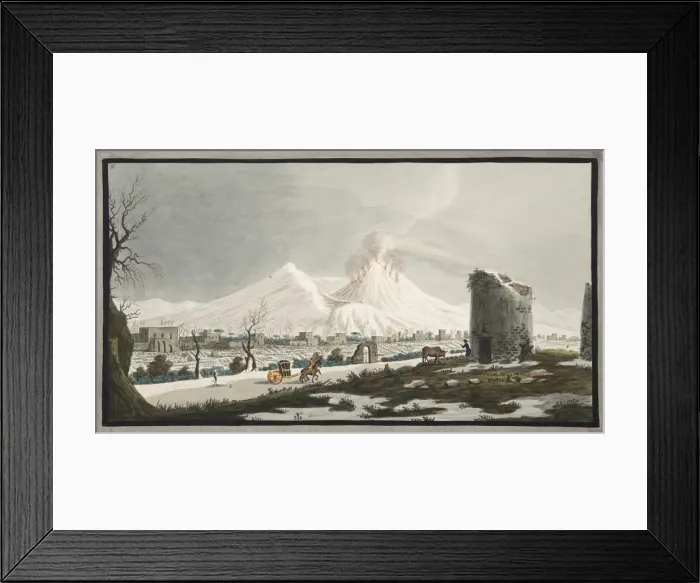 Framed Print : Cone of Venus covered with snow, 1776 Framed Print : Cone of Venus covered with snow, 1776