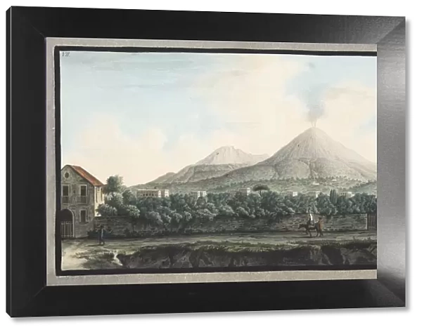 View of Mount Veusvius form the sea shore; at Resina, between Portici and Torre del Greco, 1776