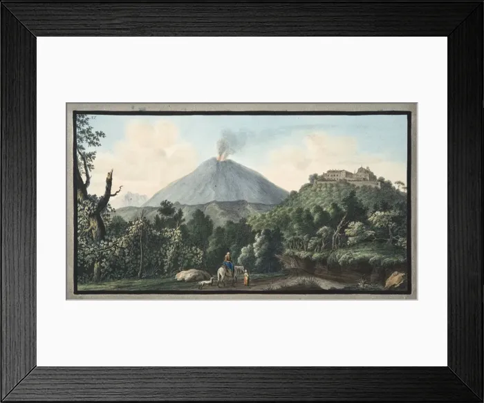 Framed Print : View of the Monte S. Angelo on which there is a Convent of Camaldolefi Monks, 1776 Framed Print : View of the Monte S. Angelo on which there is a Convent of Camaldolefi Monks, 1776