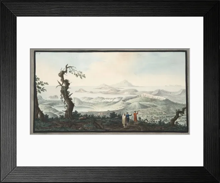 Framed Print : A Birds eye view from the Convent of the Camalpoli, 1776 Framed Print : A Birds eye view from the Convent of the Camalpoli, 1776