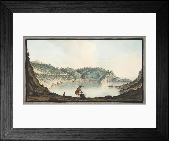 Framed Print : View of the Porto Pavone in the island of Nisida, 1776 Framed Print : View of the Porto Pavone in the island of Nisida, 1776