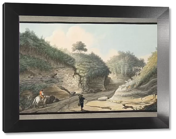 View of a hollow road leading from the Grotto of Pausilipo to Pianura, 1776