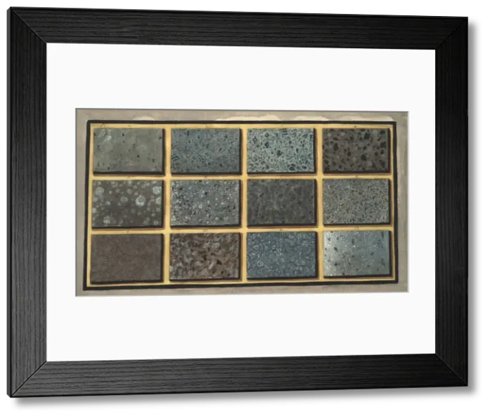Framed Print : Specimen of the lavas of Vesuvius polished, 1776 Framed Print : Specimen of the lavas of Vesuvius polished, 1776
