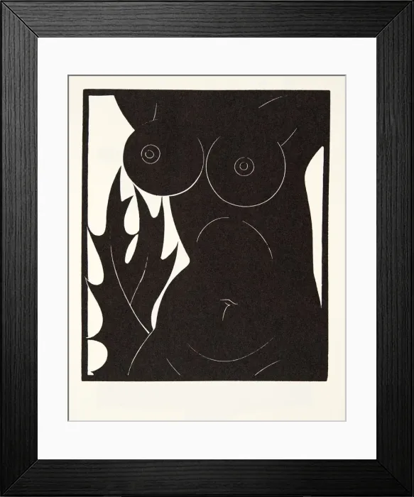 Framed Print : The Thorn in the Flesh, 1921 (wood engraving) Framed Print : The Thorn in the Flesh, 1921 (wood engraving)