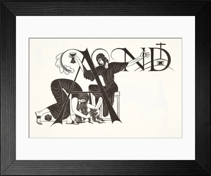 Framed Print : Mary Magdalene, 1931, (wood engraving) Framed Print : Mary Magdalene, 1931, (wood engraving)