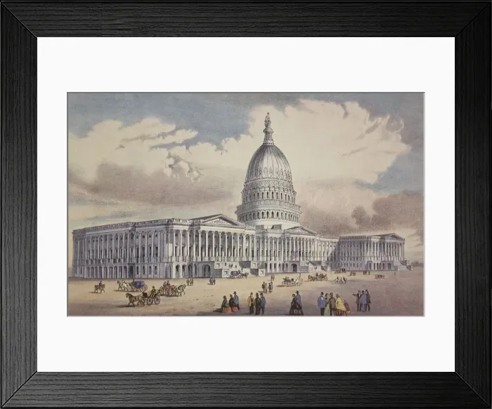 Framed Print : United States Capitol - Washinton, D. C. pub Framed Print : United States Capitol - Washinton, D. C. pub