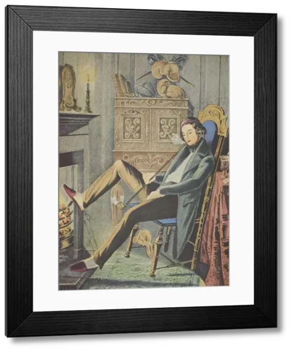 Framed Print : Single, pub. 1845, Currier & Ives (Colour Lithograph) Framed Print : Single, pub. 1845, Currier & Ives (Colour Lithograph)