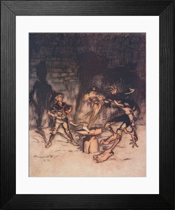 Framed Print : The Youth who could not shudder, 1909 Framed Print : The Youth who could not shudder, 1909