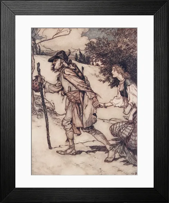 Framed Print : King Thrushbeard, 1909 Framed Print : King Thrushbeard, 1909