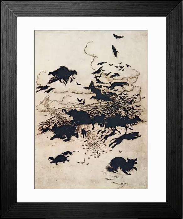 Framed Print : The Wren and the Bear, 1909 Framed Print : The Wren and the Bear, 1909
