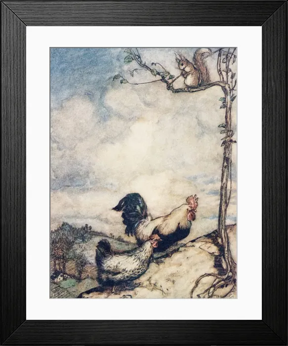 Framed Print : The Adventures of Chanticleer and Partlet, 1909 Framed Print : The Adventures of Chanticleer and Partlet, 1909