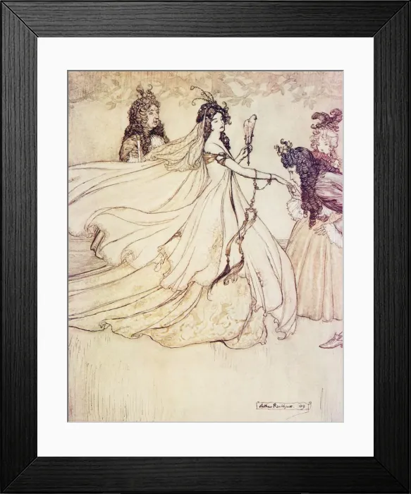 Framed Print : Ashenputtel, 1909 Framed Print : Ashenputtel, 1909