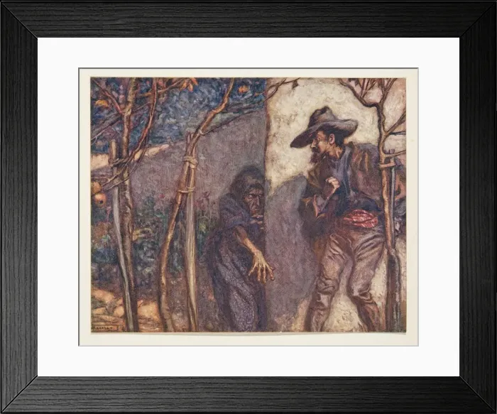 Framed Print : Rapunzel, 1909 Framed Print : Rapunzel, 1909