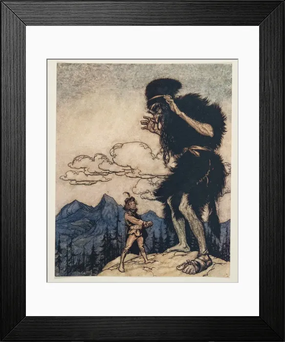 Framed Print : The Valiant Tailor, 1909 Framed Print : The Valiant Tailor, 1909